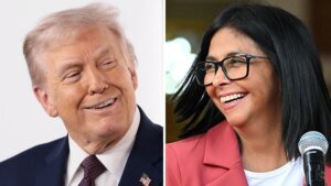 Donald Trump Delcy Rodriguez