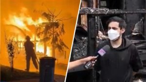 Familias hispanas lo pierden todo tras incendio de casas móviles en Fairfax