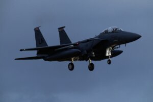US Military Aircraft Activity At RAF Base In England