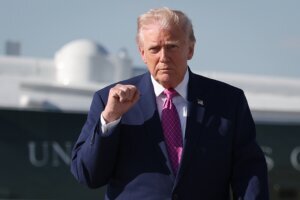 President Trump Departs Washington For Charlottesville