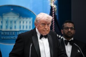 President Trump Makes a Statement From White House After Possible Shooting At WHCA Dinner