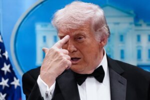 President Trump Makes a Statement From White House After Possible Shooting At WHCA Dinner