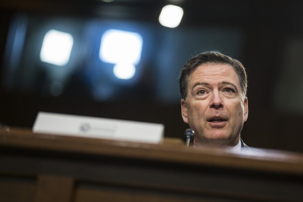 Former FBI Director James Comey Testifies Before Senate Intelligence Committee