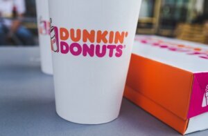 Berlin,,Germany, ,August,11,,2018:,Dunkin',Donuts,Logo,On