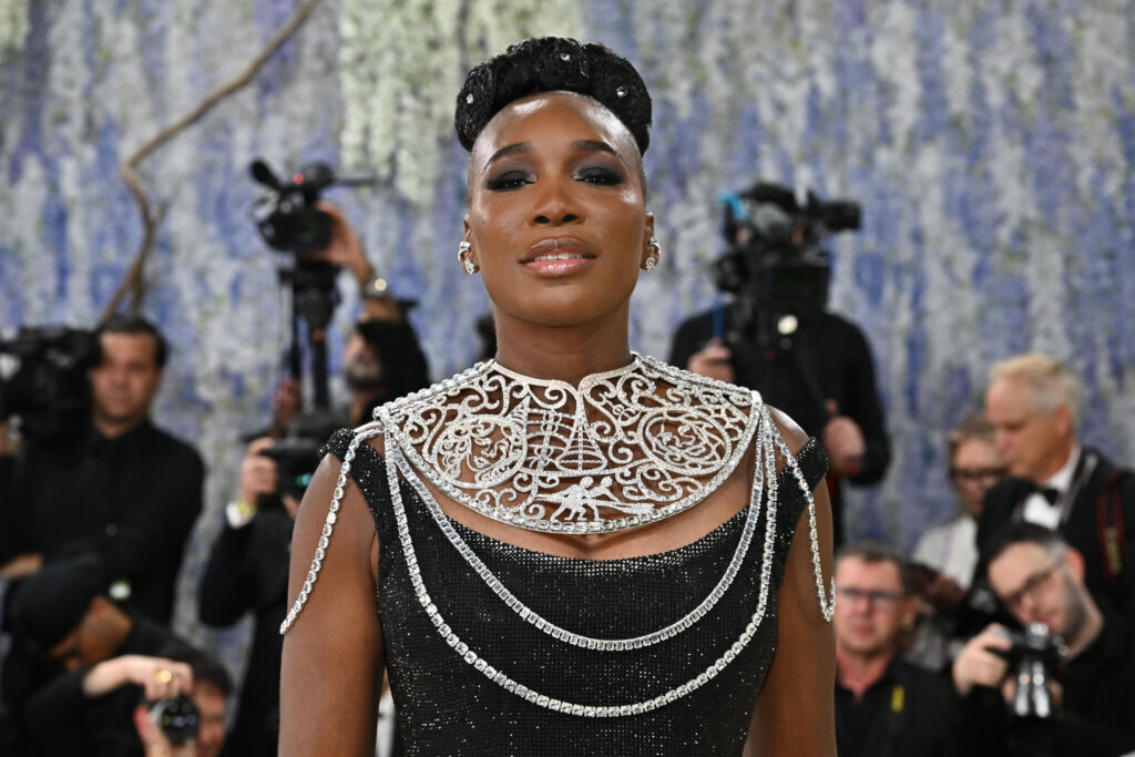 Venus Williams arrives at The Metropolitan Museum of Art's Costume Institute benefit gala celebrating the opening of the "Costume Art" exhibition on Monday, May 4, 2026, in New York. (Photo by Evan Agostini/Invision/AP)