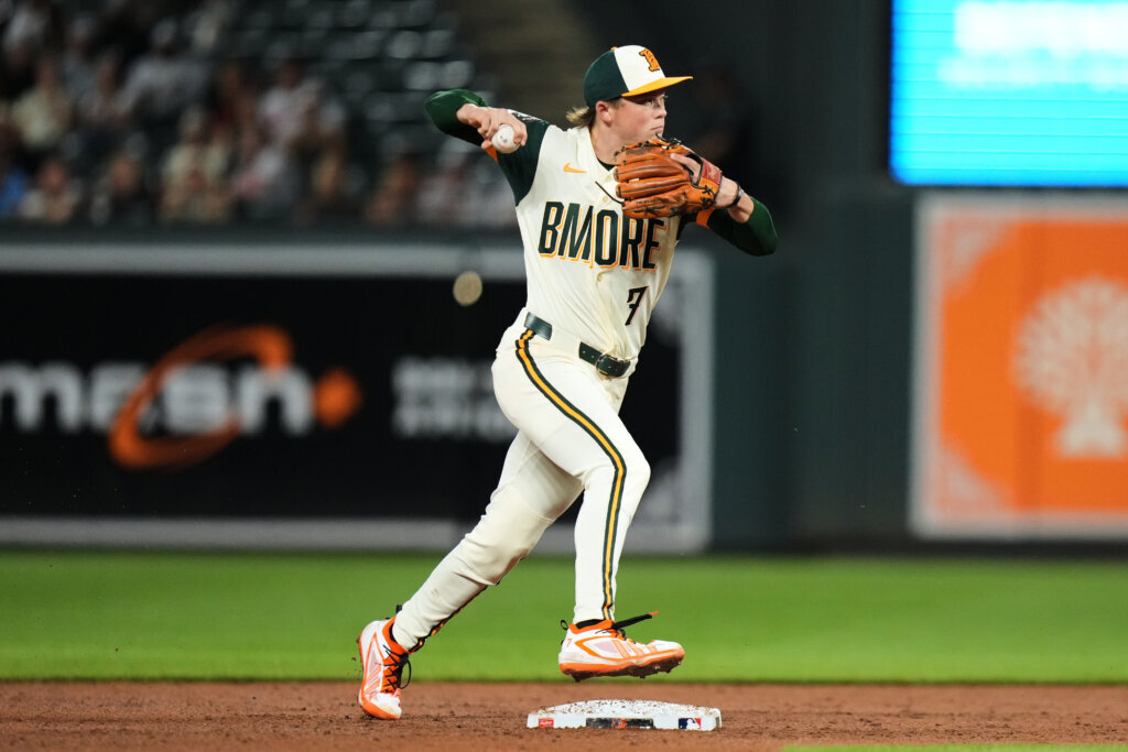 Baltimore Orioles second baseman Jackson Holliday