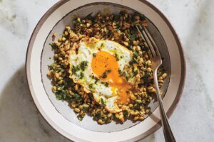 Food Voracious Greens Grains Fried Egg