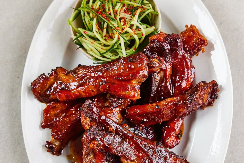 Food Voracious Pork Ribs Slaw