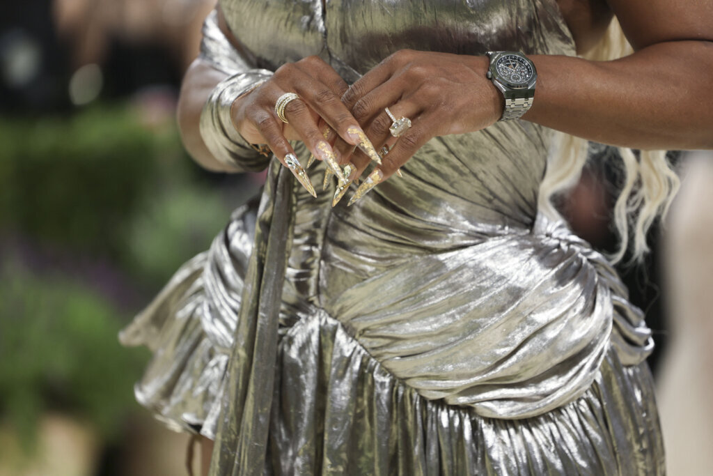 US former tennis player Serena Williams arrives for the 2026 Met Gala celebrating "Costume Art" at the Metropolitan Museum of Art, in New York, on May 4, 2026. (Photo by Angela Weiss / AFP via Getty Images)