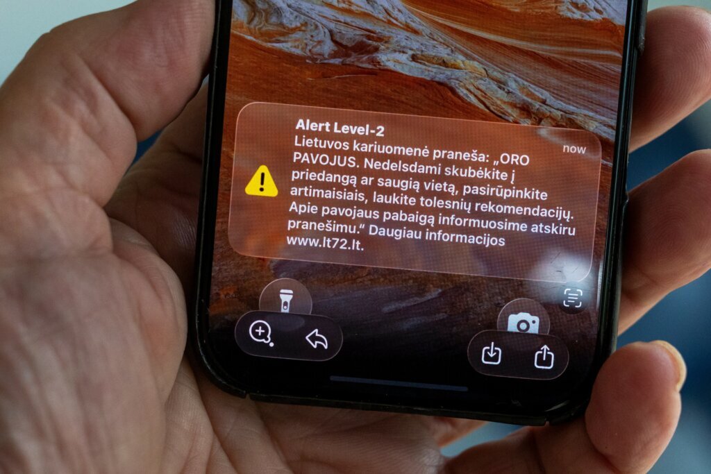 Lithuania Drone Alert