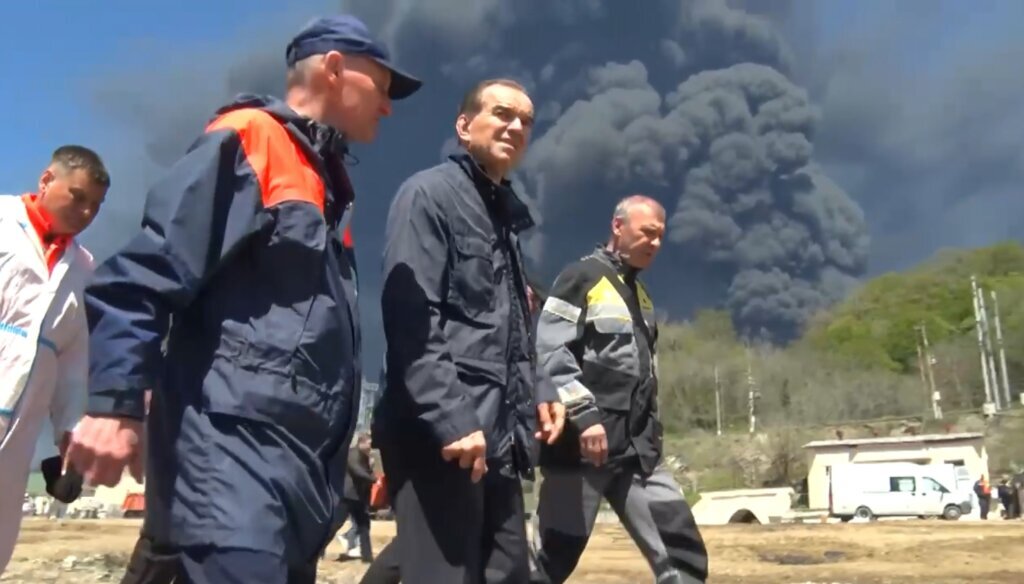 Russia Ukraine Oil Attacks