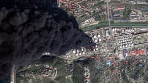 Russia Ukraine Oil Attacks
