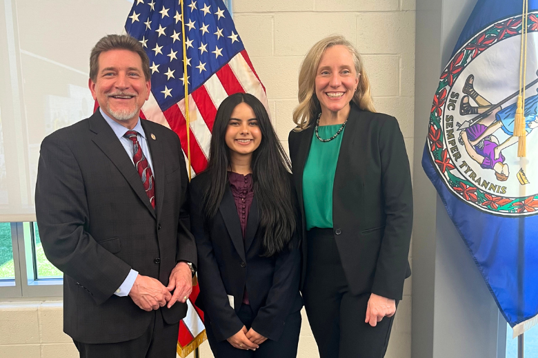 Saniya Yamin and spanberger