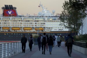 Disney Magic Cruise Ship in New York City