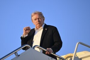 President Trump Returns To The White House From Florida