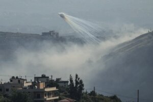 TOPSHOT LEBANON ISRAEL IRAN US WAR
