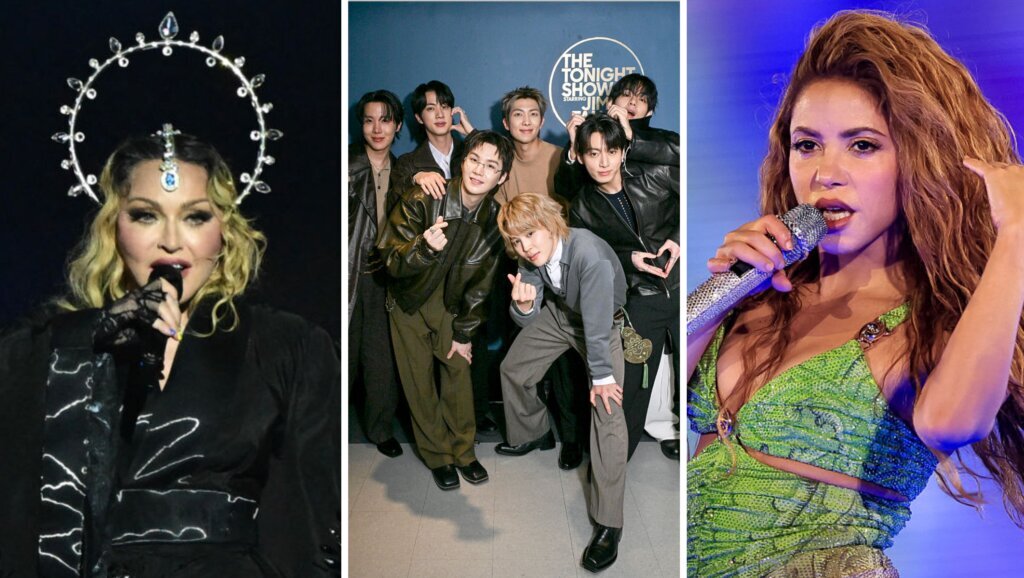 Shakira, Madona y BTS