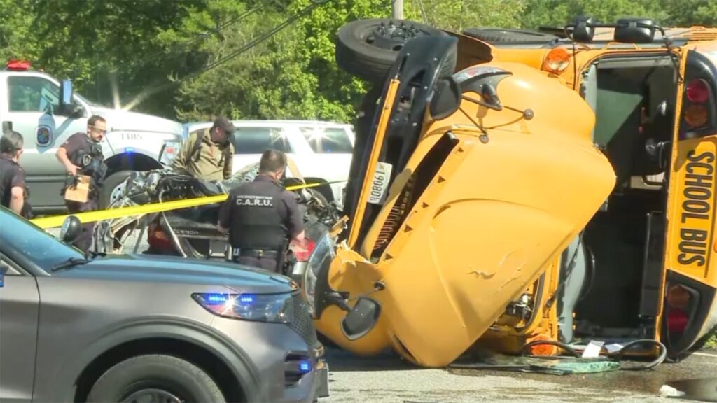 School bus crash md may 8