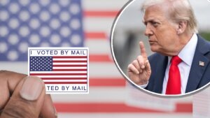 Trump voto por correo