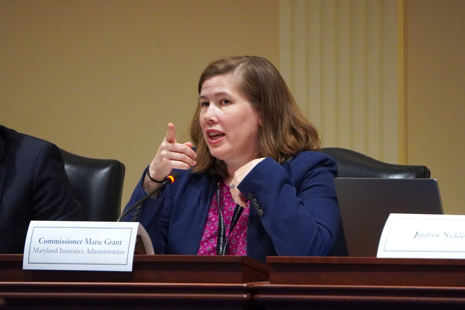 Maryland Insurance Commissioner Marie Grant
