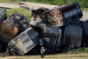 APTOPIX Iowa Train Derailment
