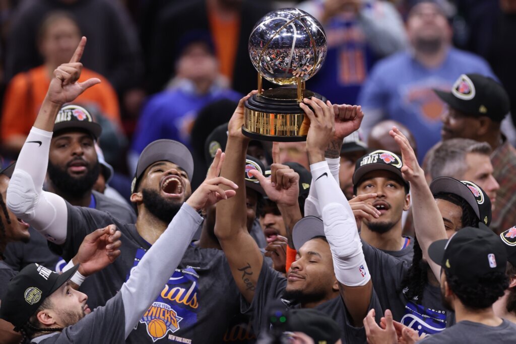 APTOPIX Knicks Cavaliers Basketball