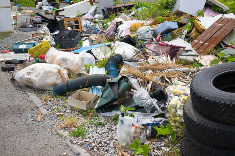 Dumping ground for illegal dumping