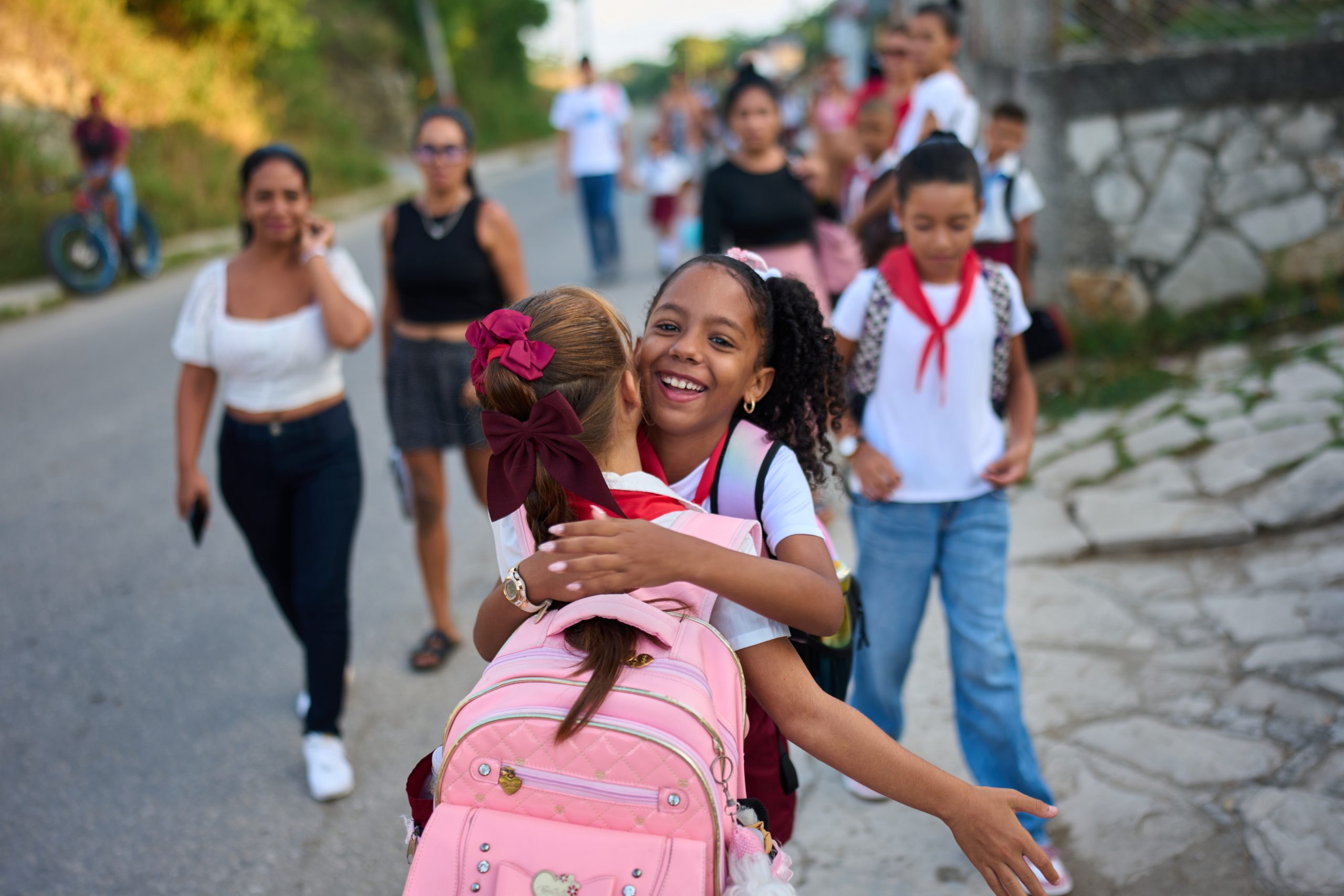 APTOPIX Cuba Back to School