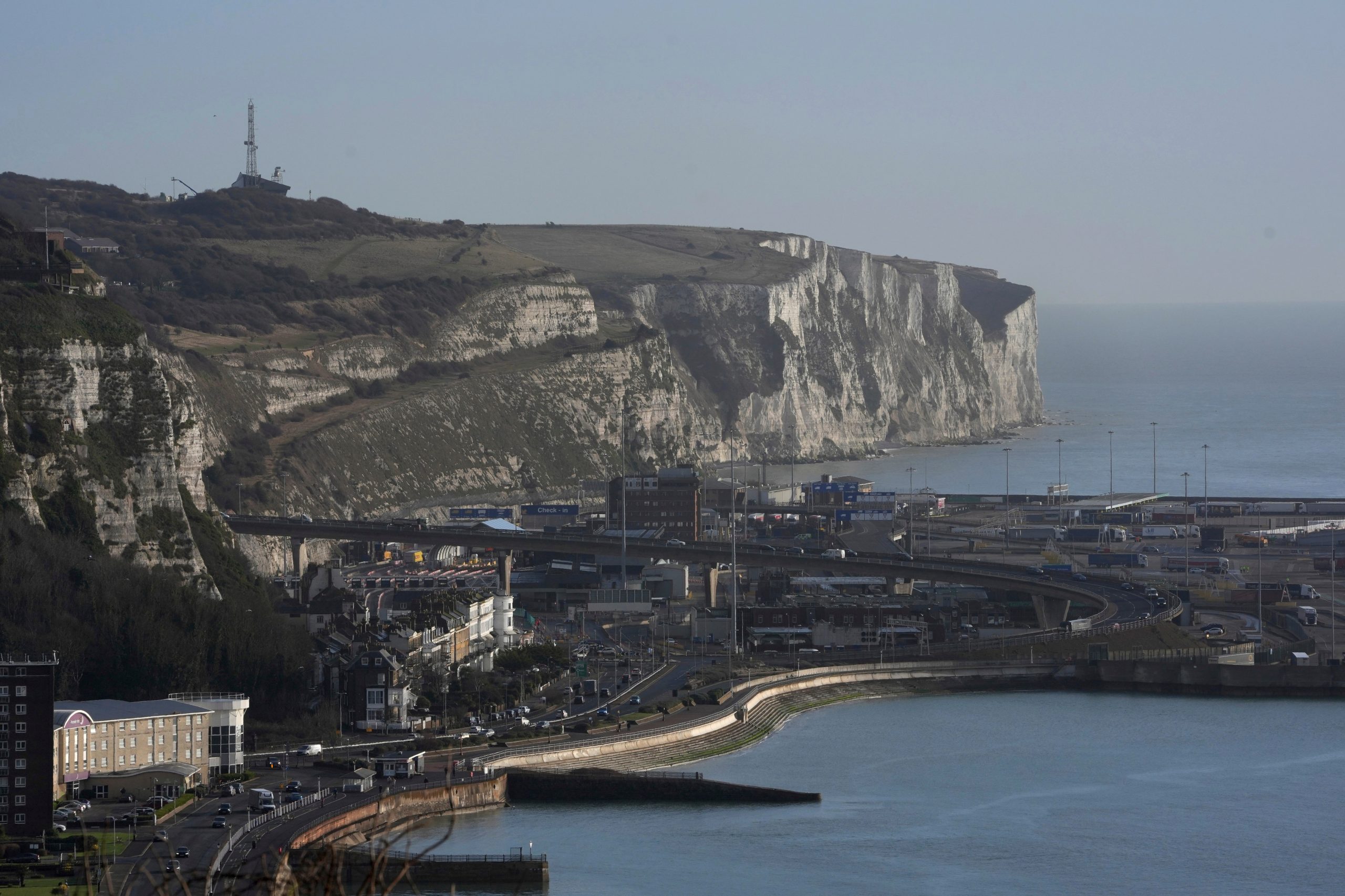 Britain Port Blocked