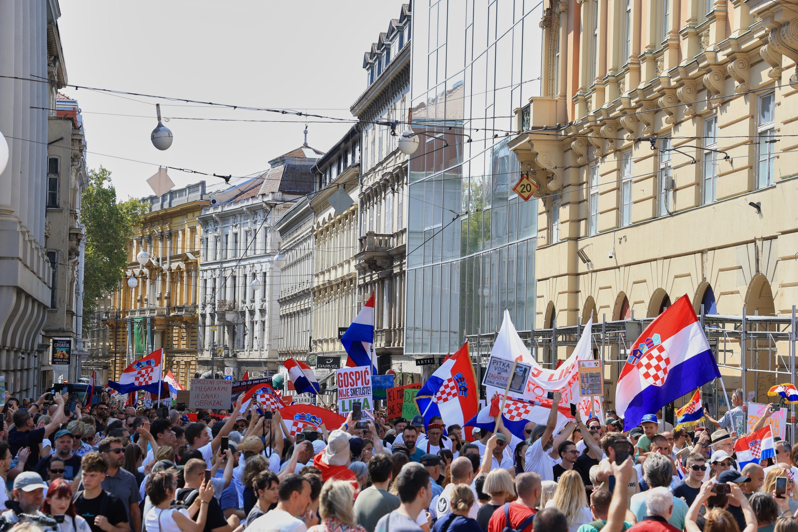 Croatia Illegal Waste Protest